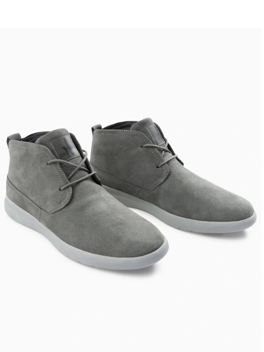 EUC Johnnie-O The Chill Chukka gray suede lace up boots men’s size US 10 casual